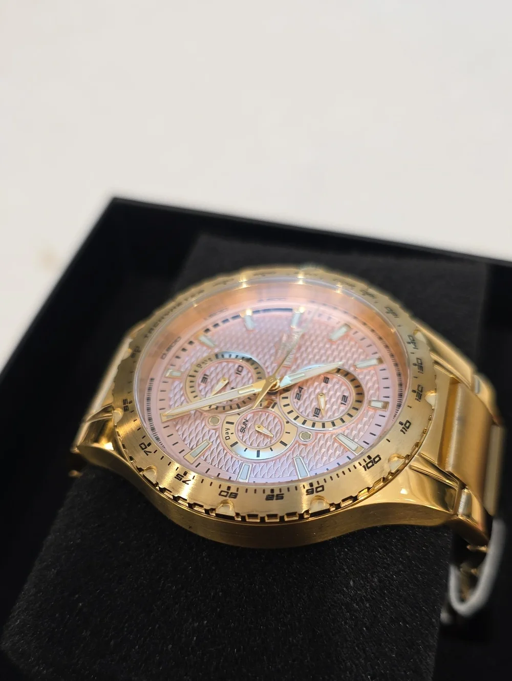 564. Invicta Aviator Men's Watch - 44mm. Gold (50105)